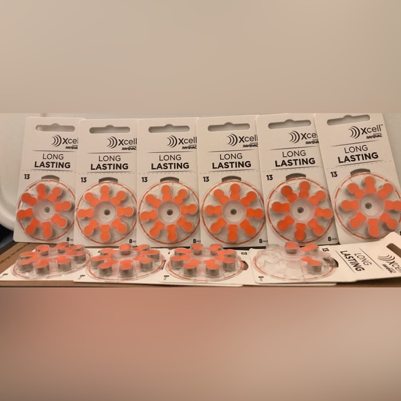 Rayovac Xcell Long Lasting Hearing Aid Batteries - 72 NEW - Picture 1 of 6